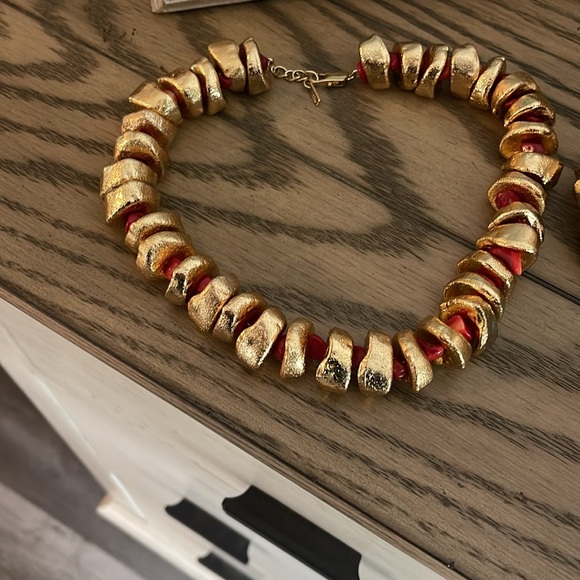 Zara Mixed Stone Necklace and Bracelet Jewelry Set - Picture 3 of 6